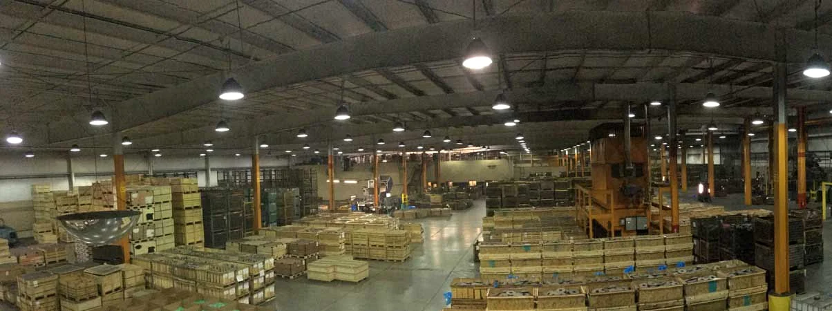 Viking Forge facility and steel crane yard